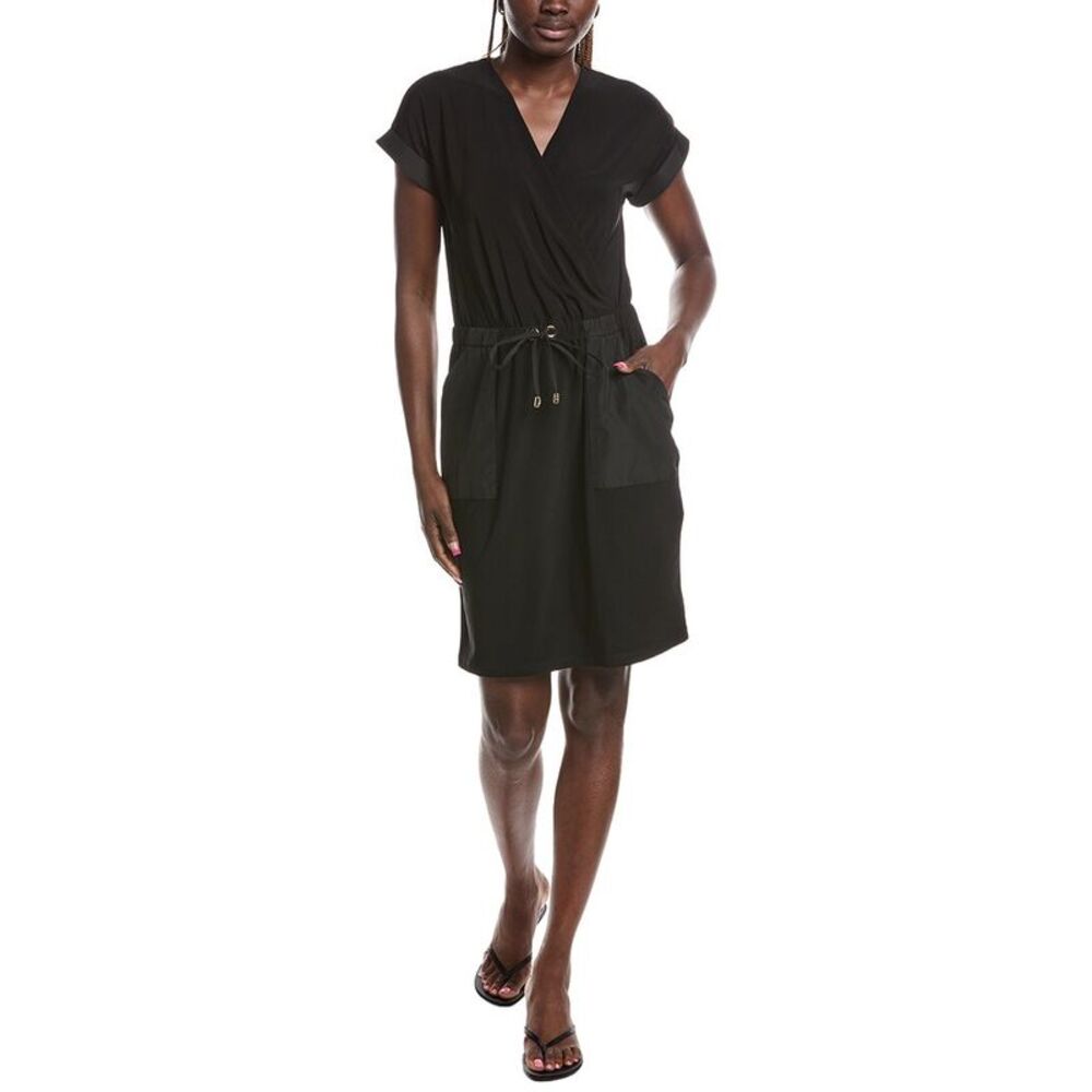 Joseph Ribkoff Womens Midi Dress, Black